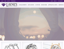 Tablet Screenshot of laynesjewelry.com